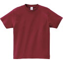 【おまとめ6枚セット】 Print Star ティーシャツ CVT5.6オンス CVT ヘビーウェイトTシャツ/バーガンディ/110cm ジュニア 子供 男子 女子 シンプル 部屋着 まとめ買い