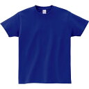 【おまとめ6枚セット】 Print Star ティーシャツ CVT5.6オンス CVT ヘビーウェイトTシャツ/ジャパンブルー/160cm ジュニア 子供 男子 女子 シンプル 部屋着 まとめ買い