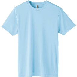 【おまとめ8枚セット】3.5オンス AIT インターロックドライTシャツ / ライトブルー / 140cmサイズ