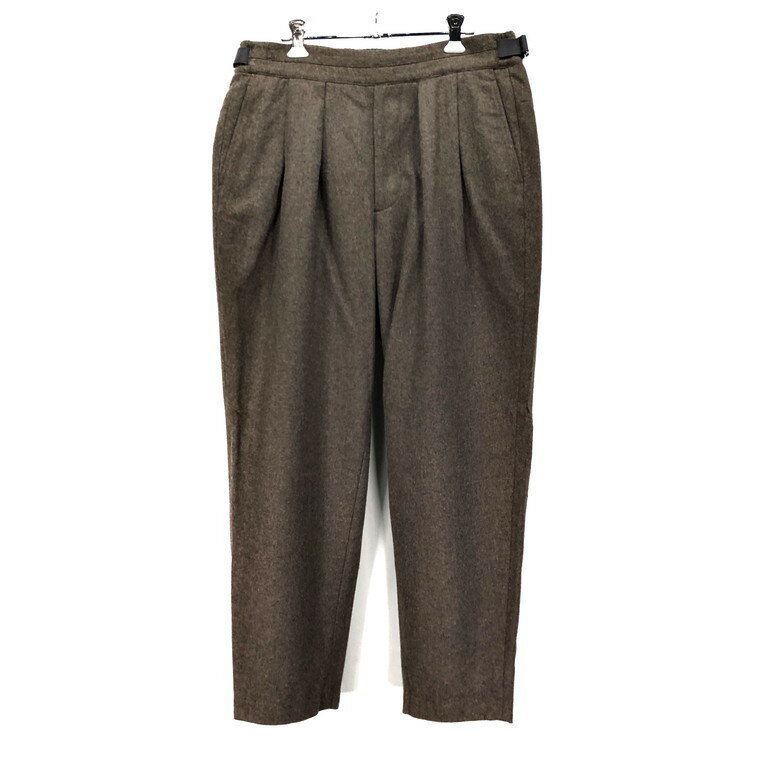 SAYATOMO 19AW Karusan Flannel Pants SYT-19AW-P02 カルサンフランネルパンツ ボックスタックサイドアジャスタートラウザーズ 袴 軽衫 ボトムス サヤトモ ブラウン メンズ 三国ケ丘店 ITP773OQIED0 【中古】 RM1192I