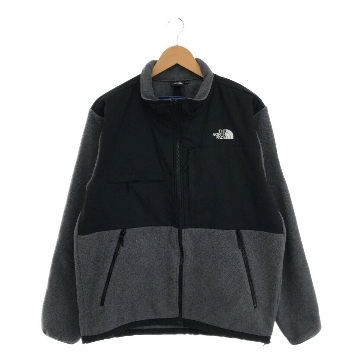 THE NORTH FACE (ザノースフェイス) デナリジャケット NA71831 Denali Jacket XLサイズ アウトドア ブラック グレー メンズ フリース アウトドア 三国ケ丘店 ITSXLYA50FBC 【中古】 RM644M