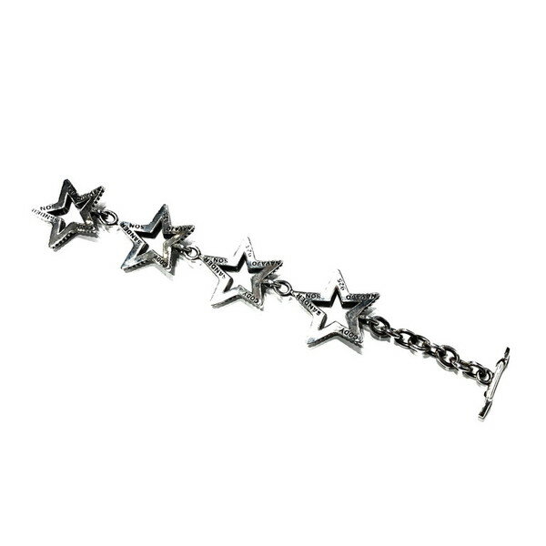 CODY SANDERSON コディサンダーソン 4 Star Cut Out Bracelet C1-01-020 4スターカットアウトブレスレット SILVER 925 AG シルバー925 アクセサリー アロー バングル シルバー メンズ レディース ユニセックス M アメリカ製 三国ケ丘店 ITI7R6PT41T4 【中古】 RM1062I