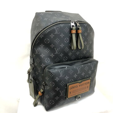 LOUIS VUITTON ルイヴィトン リュックサック M45218 ディスカバリー・バックパックPM モノグラム・エクリプス ブラック グレー系 ブラウン カーキ ディパック バックパック 肩掛け鞄 フランス製 大容量 メンズ T東大阪店 ITK84IWFCWTC【中古】 RLV1746