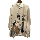 Yohji Yamamoto Pour Homme 95AW 鹿鳴館日本画プリントピンホールカラーシャツ 激レア 希少 名作 90s Archive Vinta...