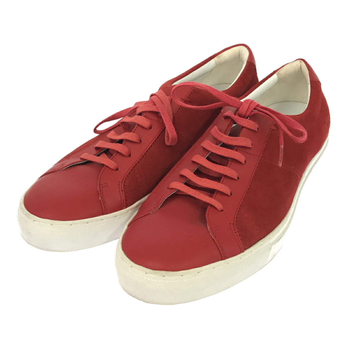 HUGO BOSS ヒューゴボス Red Suede Sneakers 