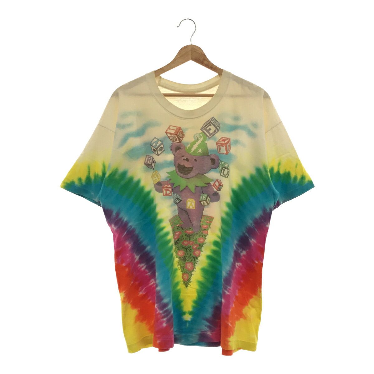 Unknown 90's GRATEFUL DEAD グレイトフルデッド SPRING TOUR 91' ツアーTee タイダイ バンドT デッドベア L~XL相当 三国ケ丘店 ITFTQXQF0ZEO  RM746AH