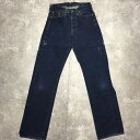 LEVI'S リーバイス 90's 201XX 復刻 BIG E セルビッチ デニムパンツ ジーンズ バレンシア工場製 トップボタン裏555 1998年製 USA シン..