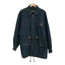 TRUSSARDI JEANS トラサルディジーンズ デニムウエストマークジャケット JKT コート アウター メンズ 48 ブルー 貝塚店 ITE7TS98DSYS 【中古】 RK530D