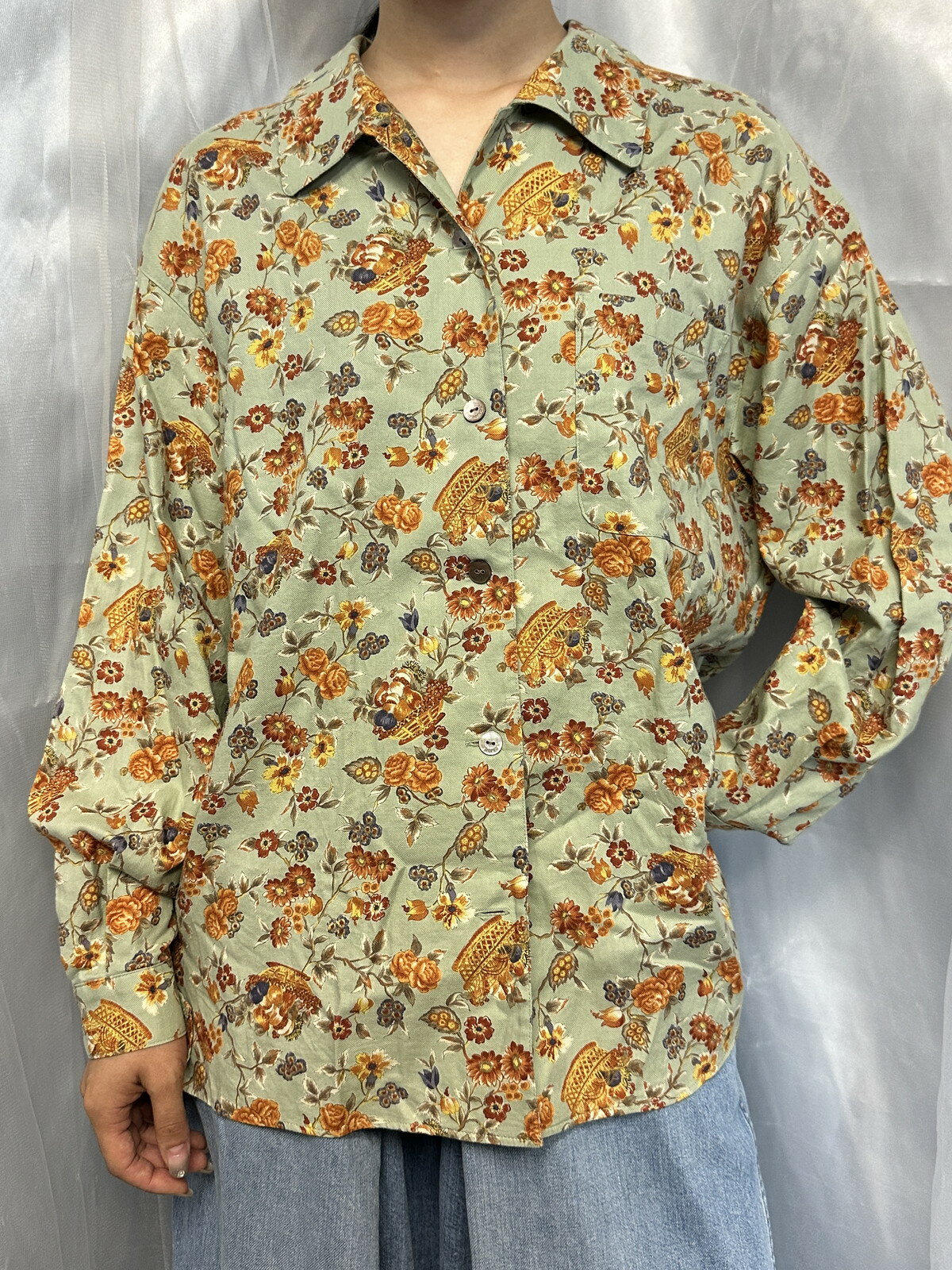 楽天市場】バーバリー シャツ(柄花・植物)(レディース 楽天市場】バーバリー シャツ(柄花・植物)(レディース