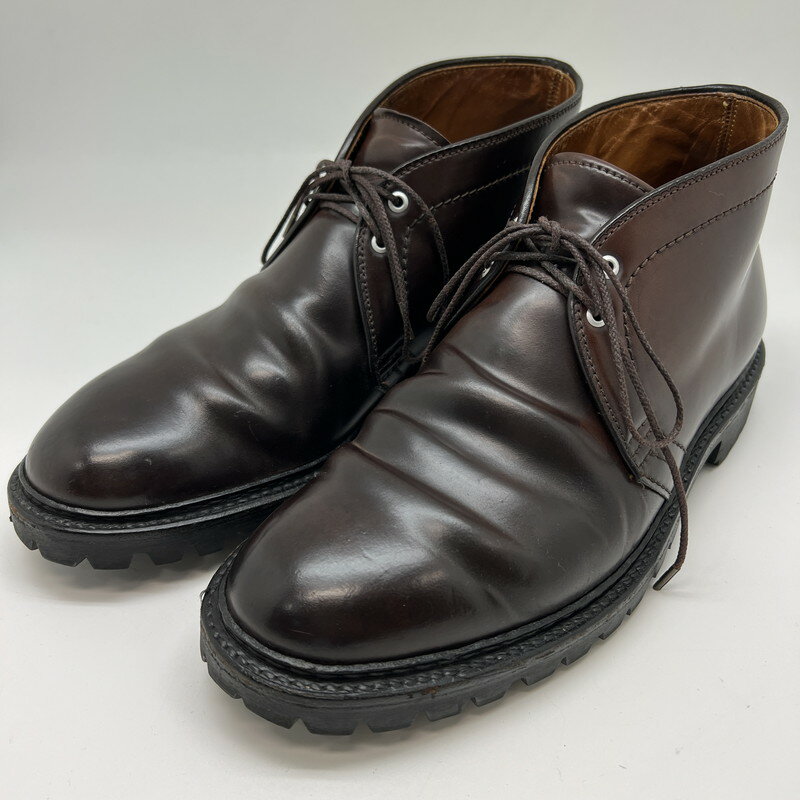 Alden オールデン bpr BEAMS 別注 コードバンチャッカブーツ vibramソール バーガンディー 8D 26cm 三国ケ丘店 ITUI7E6MJT04 【中古】 RM846AH