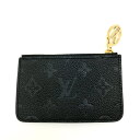 LOUIS VUITTON ルイヴィトン カードケース ポルト カルト・ロミー M81883 レザー モノグラムアンプラント ブラック ゴールド金具 レディース 三国ケ丘店 ITKIWRCKFMM4 【中古】 RM5439D