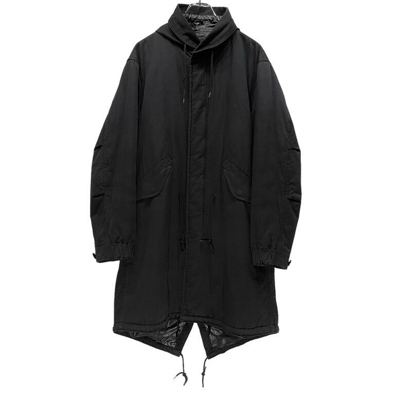 S 039 YTE Yohji Yamamoto 18AW Cotton Twill Padded Mods Coat コットンツイルフーデッド中綿モッズコート ジャケット ブルゾン アウター Pour Homme サイト ヨウジヤマモト プールオム メンズ レディース ユニセックス 三国ケ丘店 ITSSQ2Z7SFTW 【中古】 RM3490I