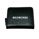 BALENCIAGA バレンシアガ スモールウォレット 2つ折り財布 ラウンドジップ 551933 ブラック シルバー金具 レザー イタリア製 三国ケ丘店 ITI263PKABO8  RM5485D