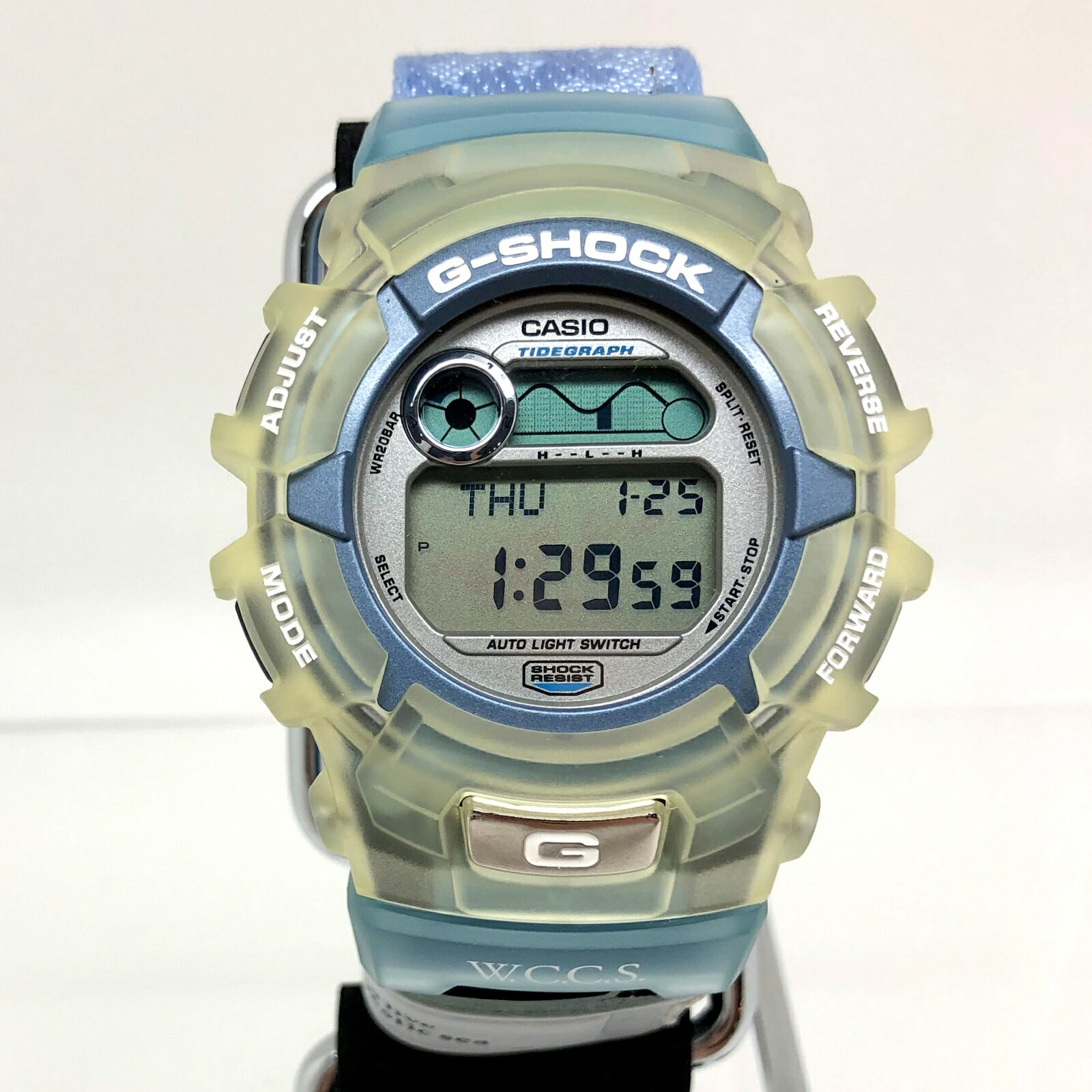 G-SHOCK ジーショック CASIO カシオ 腕時計 G-2100WC-7JR WCCS 世界サンゴ礁保護協会 オフィシャルモデル 2000年 デジタル クォーツ スケルトン ブルー 三国ケ丘店 ITPW3YFRRA2O 【中古】