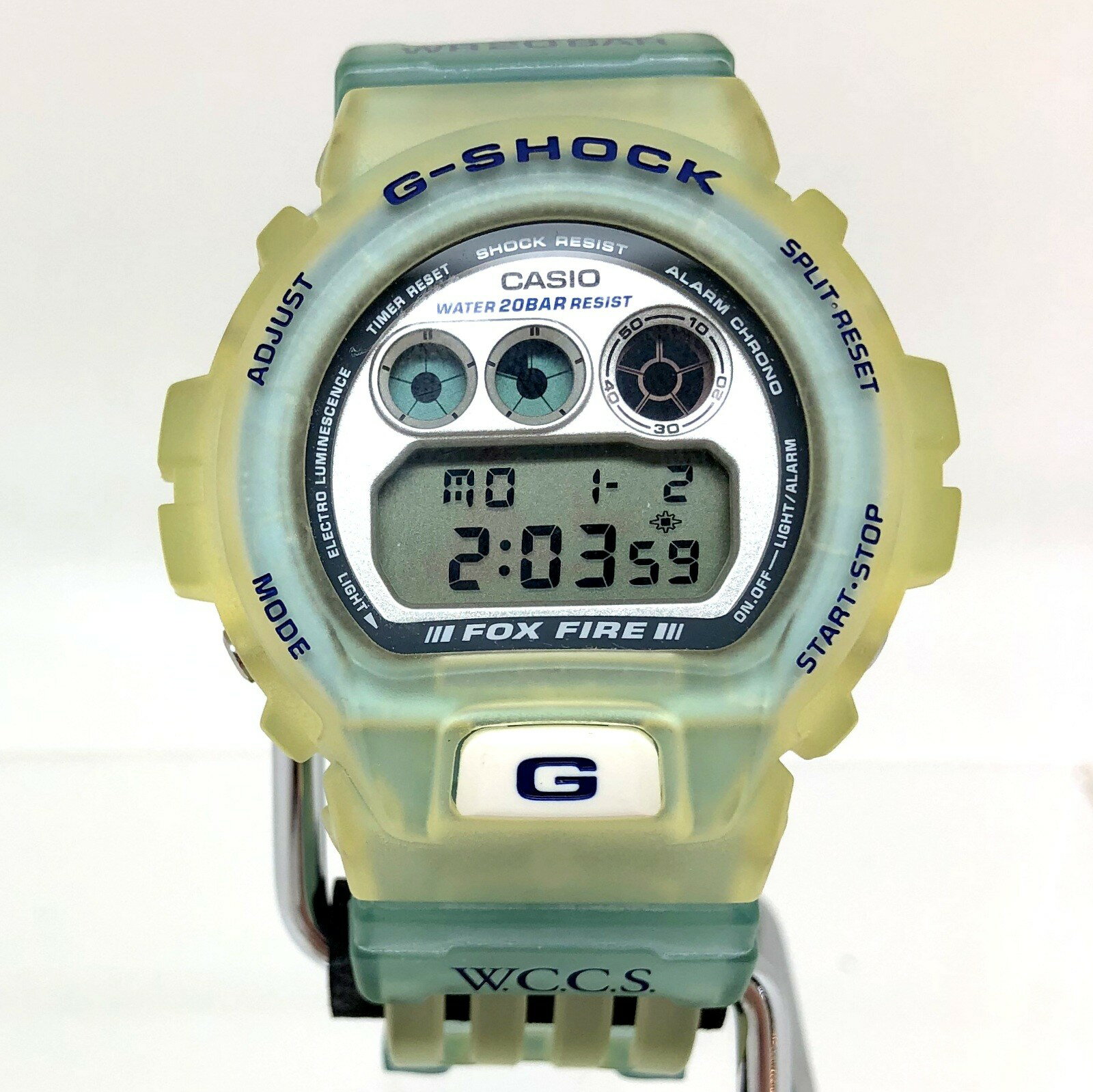 G-SHOCK ジーショック CASIO カシオ 腕時計 DW-6900WC-2AT WCCS サンゴ礁保護協会 デジタル クォーツ スケルトン ブルー メンズ 三国ケ丘店 ITT4NJPWGP9C 【中古】