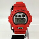 G-SHOCK ジーショック CASIO カシオ 腕時計 DW-6900WF-4T 1998年 フランス ワールドカップ 記念モデル FIFA 国際 サッカー連盟 オフィシャル 三つ目 クリア レッド デジタル クォーツ 三国ケ丘店 ITFBU201AWMW 【中古】