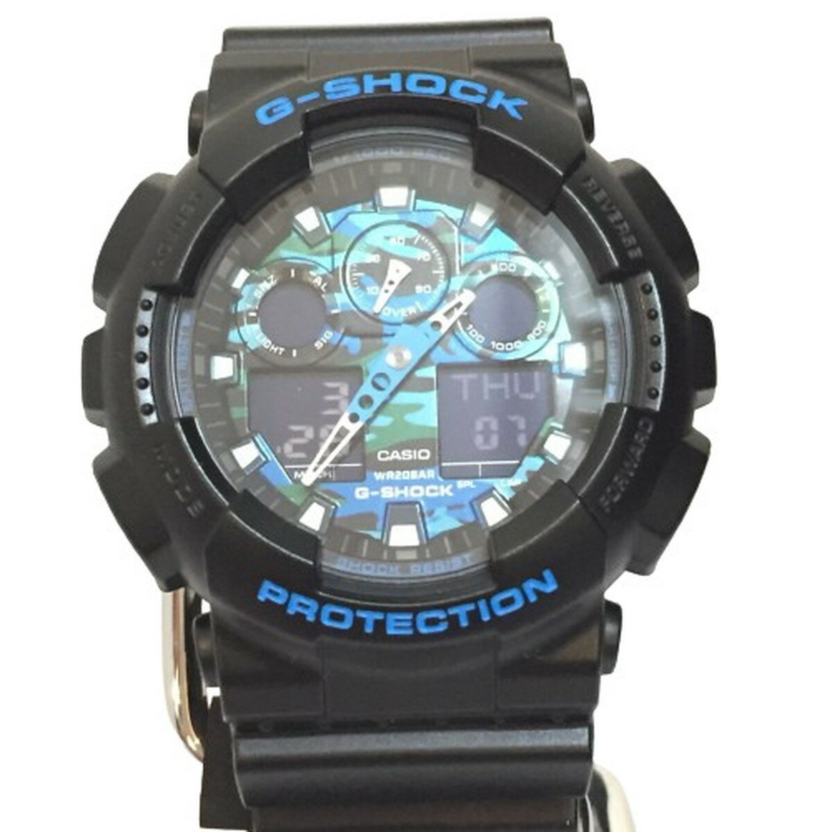 G-SHOCK ジーショック CASIO カシオ 腕時計 GA-100CB アナデジ デジアナ クォーツ ブラック 黒 箱付き 美品 メンズ 貝塚店 ITXMTM7SP9RC 【中古】 RK1172D