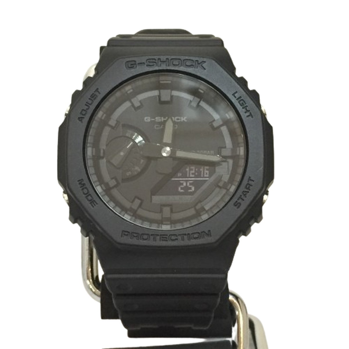 G-SHOCK ジーショック CASIO カシオ GA-2100-1A1JF オクタゴン 八角形 デジアナ クォーツ メンズ 腕時計 ウォッチ ブラック 黒 貝塚店 ITD2X6XARS30  RK1184D