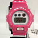 G-SHOCK ジーショック CASIO カシオ 腕時計 DW-6900BMO-9JR Post Pet ポストペット コラボ ピンク ホワイト 三つ目 クォーツ メンズ カジュアル 三国ケ丘店 ITJT9ZWV73LU 【中古】