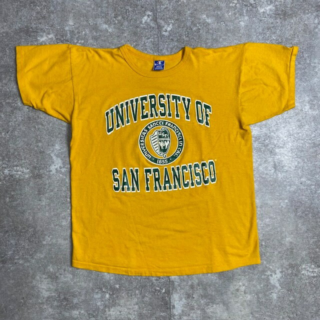 Champion チャンピオン 90's 90s Champion USA製 青タグ カレッジTee UNIVERCITY SAN FRANSISCO チャンピオン サンフランシスコ大学 USA製 米国製 ヴィンテージ vintage 377U 貝塚店 ITS9HRQA9YXQ 【中古】 RM377U