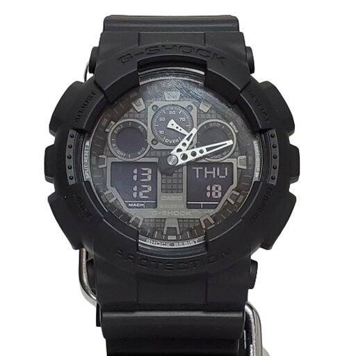G-SHOCK ジーショック CASIO カシオ 腕時計 GA-100-1A1 ブラック アナデジ デジアナ クォーツ ショックレジスト 貝塚店 ITGK6F6Q1FPA 【中古】 G-SHOCK ジーショック CASIO カシオ 腕時計 GA-100-1A1 ブラック アナデジ デジアナ クォーツ ショックレジスト 貝塚店 ITGK6F6Q1FPA 【中古】