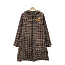 GUCCI グッチ 18SS 523865 ZLK80 Embellished Plaid Coat マルチカラー 装飾チェック柄コート レディース ブランド ...