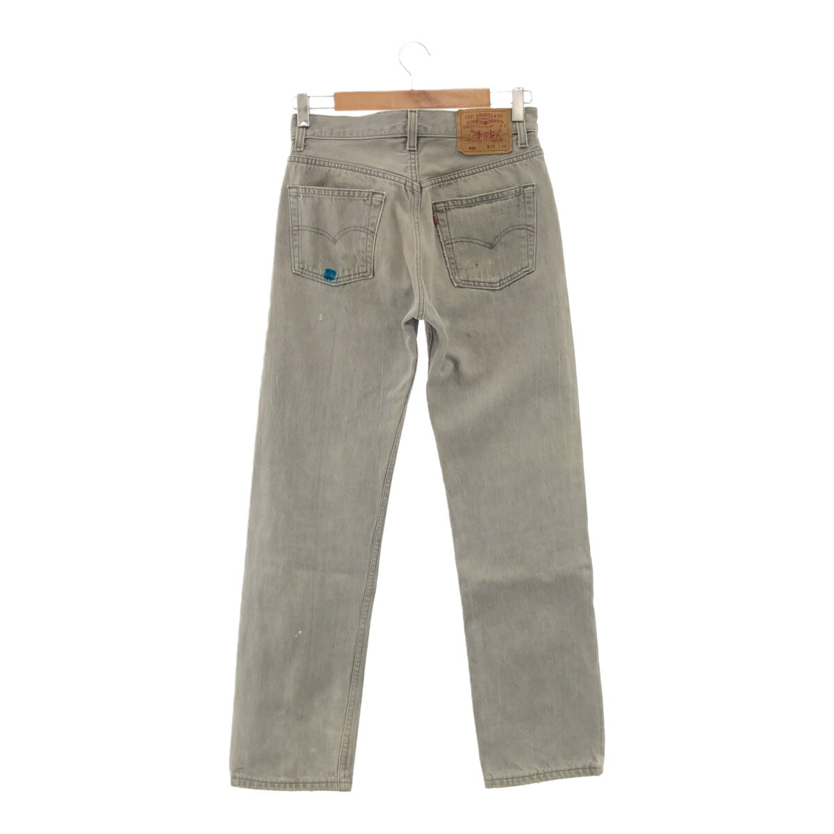 Levi's リーバイス 90's 501-0636 先染めグレーデニムパンツ ストレート 脇割り W29 USA製 三国ケ丘店 ITM80J4FZ24Q 【中古】 RM5628D