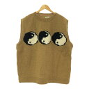 BEAVER MacMahon Knitting Mills ビーバー マクマホン ニッティング ミルズ サイズF 別注ニットベスト Line Yin&Yang...