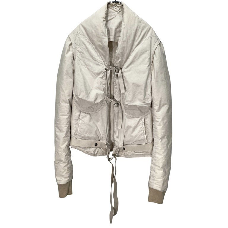 Rick Owens 05AW MOOG COTTON BONDAGE PUFFER DOWN BOMBER JACKET コットンブロードボンテージダウンボンバージャケット Archive 00s 中綿 ブルゾン コート アウター リックオウエンス メンズ 三国ケ丘店 IT9D0EQRYTB4 【中古】 RM4356I