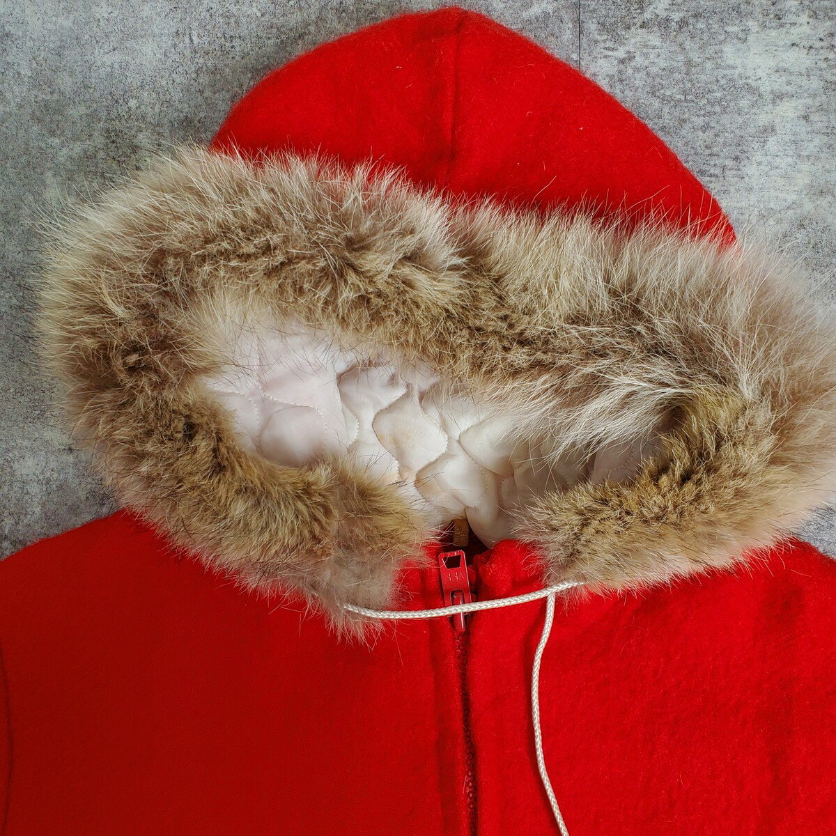 1960's 1970's 60s 70s HUDSON'S BAY エスキモージャケット ハドソンズベイ カナダ製 Wジップ CANADA ファー付き ヴィンテージ vintage 561U 貝塚店 ITHN0M4ZJXRE 【中古】 RK561U