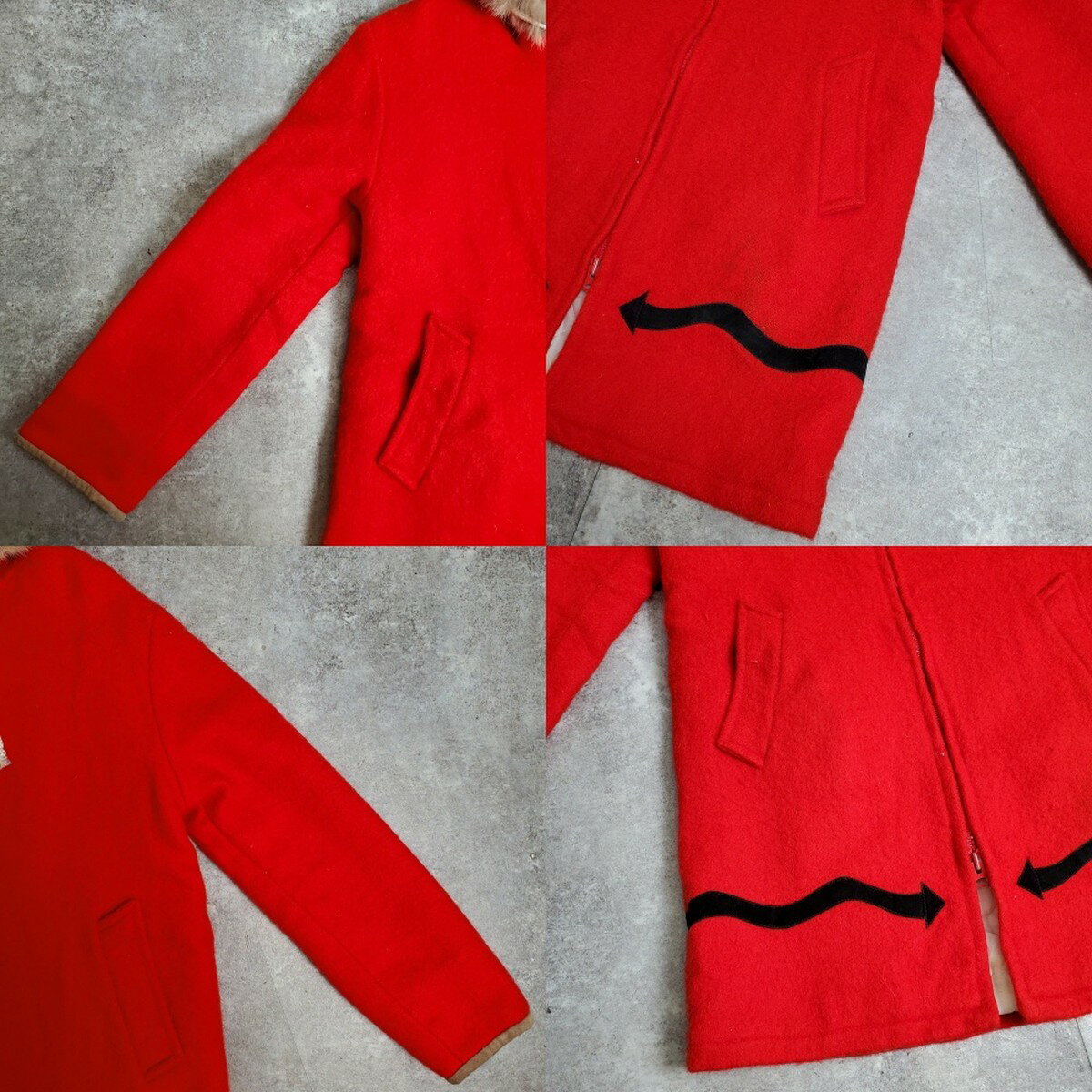 1960's 1970's 60s 70s HUDSON'S BAY エスキモージャケット ハドソンズベイ カナダ製 Wジップ CANADA ファー付き ヴィンテージ vintage 561U 貝塚店 ITHN0M4ZJXRE 【中古】 RK561U