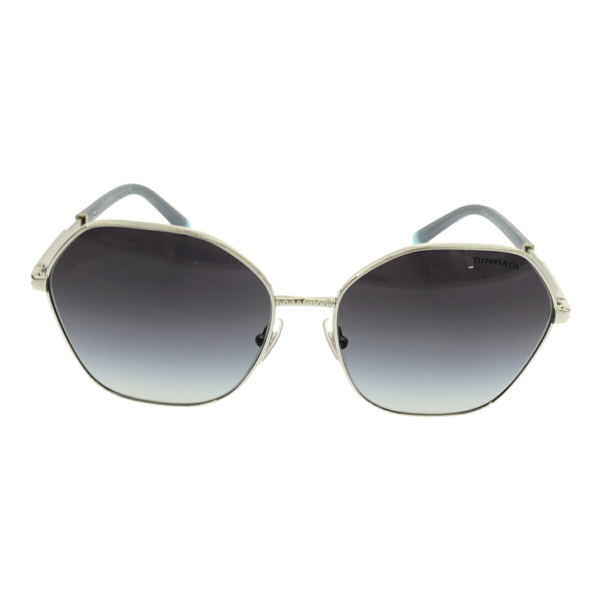 TIFFANY&Co. ティファニー サングラス ヘキサゴン3081 6165 3C シルバー イタリア製 三国ケ丘店 ITK9ITC5IDES 【中古】 RMRM0031T