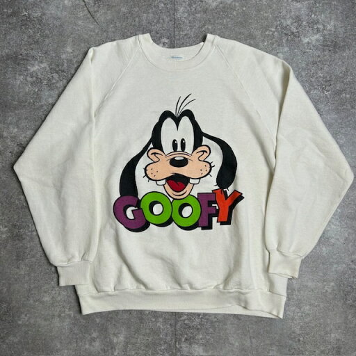 Disney 1980's 80s Disney GOOFY スウェット ディズニー グーフィー ラグランスリーブ ヴィンテージ vintage 597U 貝塚店 ITV26IFBW6CS 【中古】 RK597U Disney 1980's 80s Disney GOOFY スウェット ディズニー グーフィー ラグランスリーブ ヴィンテージ vintage 597U 貝塚店 ITV26IFBW6CS 【中古】 RK597U