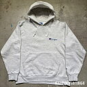 Champion チャンピオン 80~90's スウェットパーカー 前V スクリプトロゴ グレー霜降り LARGE USA製 三国ケ丘店 ITR6SP5FWSCK 【中古】 RM3133H