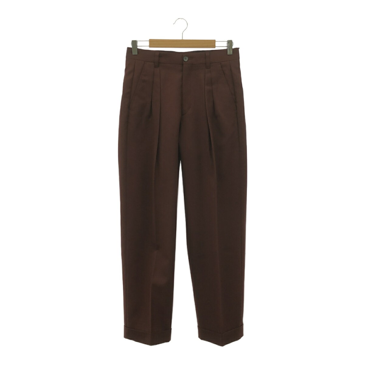 UNITED TOKYO ユナイテッドトウキョウ ワイドスラックス ボトムス メンズ 1 日本製 ブラウン系 貝塚店 ITOTZIOURTPQ 【中古】 RK2086D