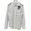 Y's for men コットンブロードスパイダープリントミリタリーシャツジャケット Archive エポレット ブラウス トップス アウター Yohji Yamamoto Pour Homme ヨウジヤマモトプールオム ワイズフォーメン メンズ 三国ケ丘店 ITIIJEYQ0WWJ 【中古】 RM4683I(4)