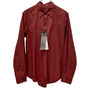 NOUSAN 23AW fly front shirt 製品染め比翼シャツ フライフロント ブラウス トップス 未使用タグ付き ノウザン メンズ レディース ユ...