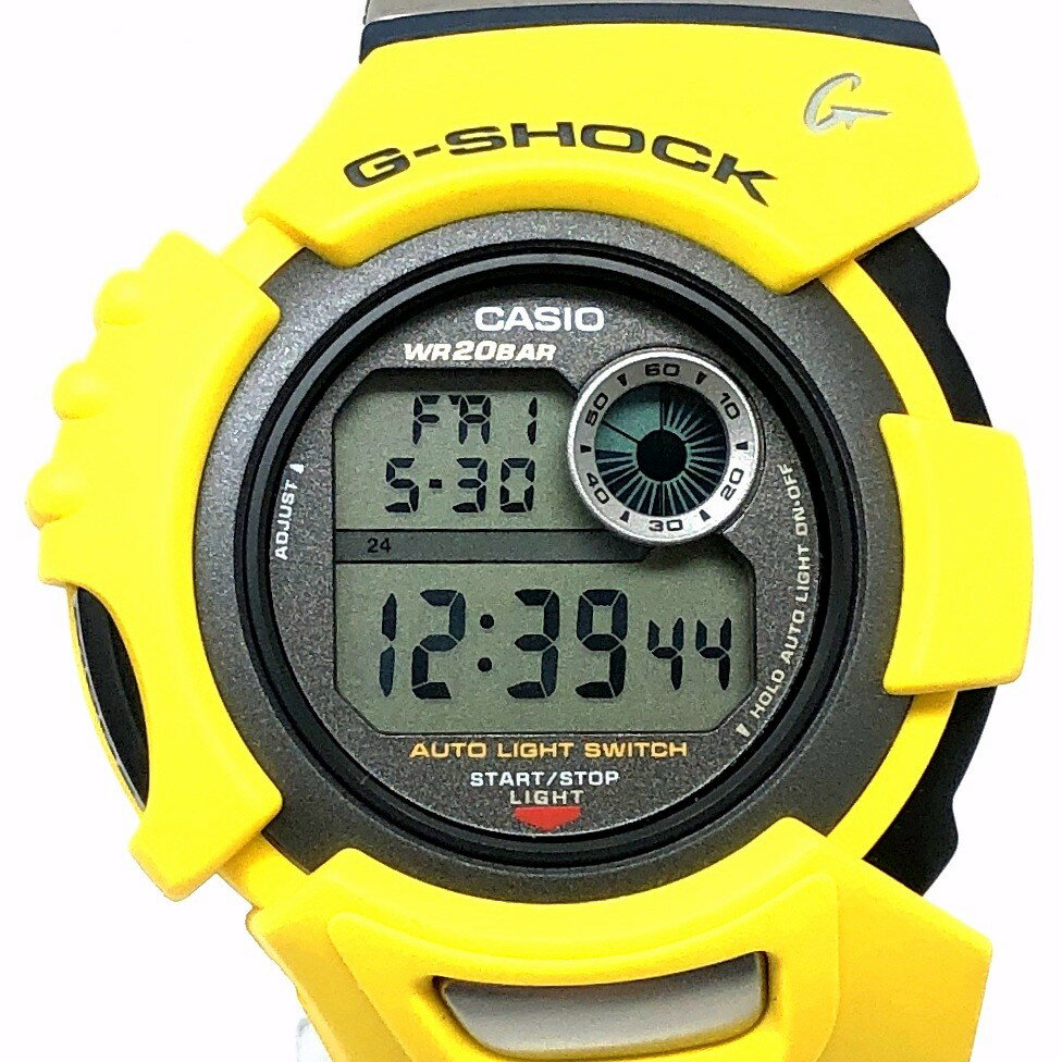 G-SHOCK ジーショック CASIO カシオ 腕時計 DWX-100P-9BT X-treme G-LIDE アシンメトリーデザイン ファイヤーパターン クロスバンドモデル 耐低温仕様 イエロー×ネイビー 非対称 1999年6月発売 三国ケ丘店 ITEE5NP87DBD 【中古】