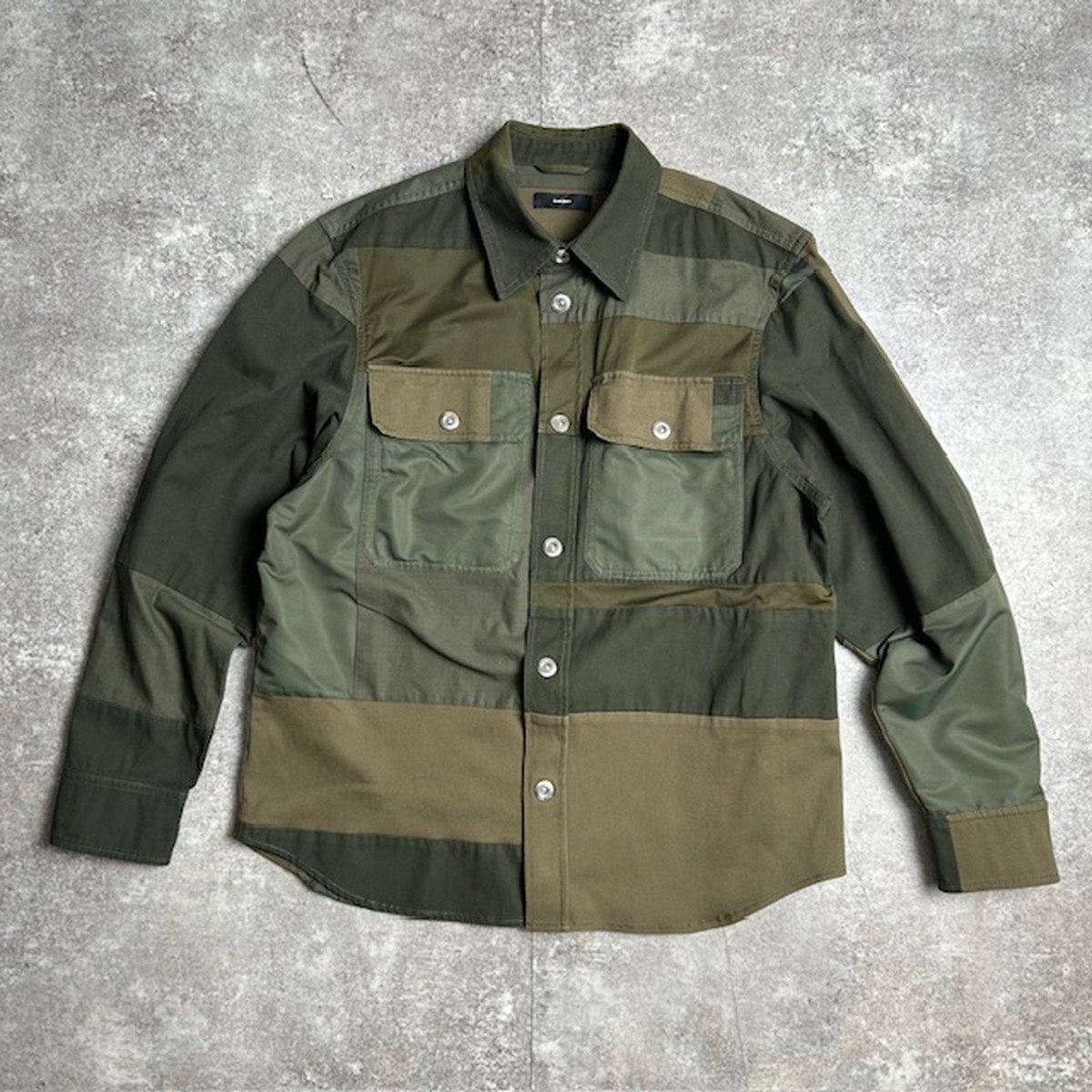 DIESEL パッチワークミリタリーシャツジャケット DIESEL パッチワークミリタリーシャツジャケット 楽天市場