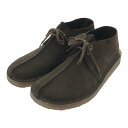 Clarks クラークス UK8.5(26.5cm) デザートトレック DESERT TREK メンズ ダークブラウン ベージュ スエード ブーツ スニーカー ...