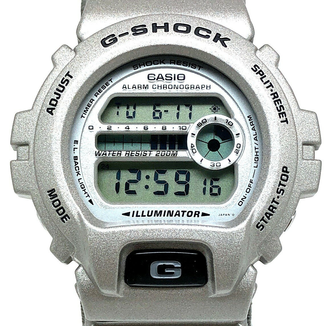G-SHOCK ジーショック CASIO カシオ 腕時計 DW-6900X-8AT X-treme エクストリーム スポーツモデル 耐低温仕様(-20°C) シルバーメタリック クロスバンド 1996年11月発売 三国ケ丘店 IT8CSK5QRQJ4 【中古】