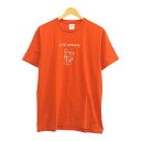 Supreme シュプリーム LIFE UPDATE プリントTee 半袖 Tシャツ オレンジ USA製 メンズ TOPS Lサイズ 貝塚店 ITEQXJEHBLGK 【中古】 RK2248D