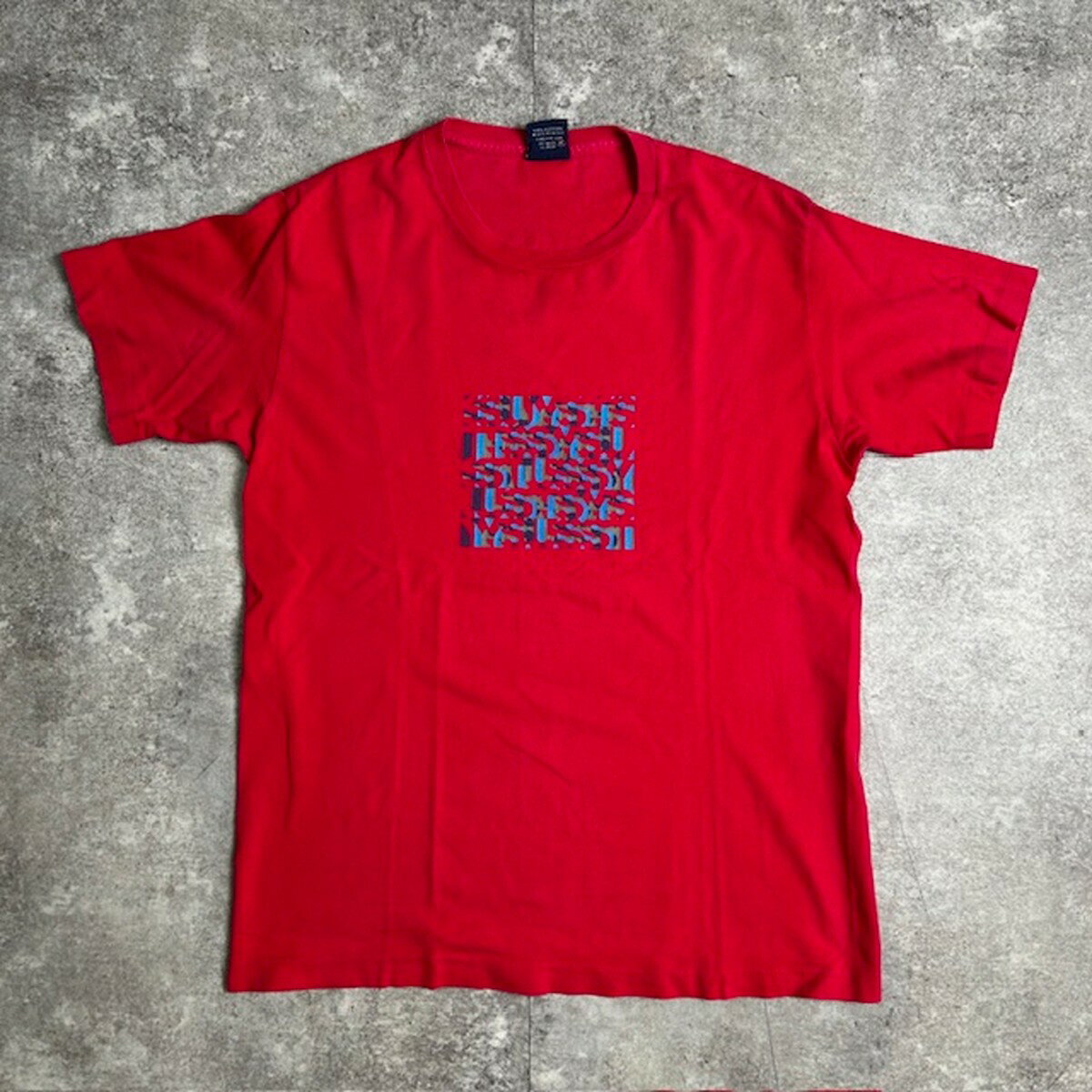 STUSSY ステューシー 90's オールドステューシー 半袖 Tシャツ Tee USA製 紺タグ vintage ヴィンテージ レッド プリント メンズ M 貝塚店 ITRFW960WEZU 【中古】 RK2304D