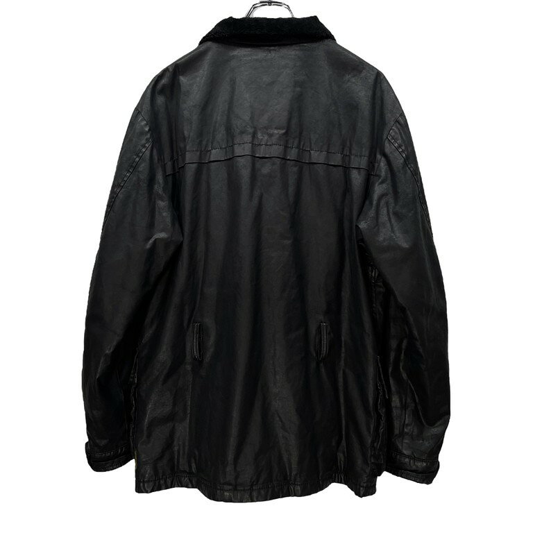 ARMANI JEANS シリコンコーティング中綿ファイアーマンジャケット アウター カバーオール ブルゾン ダウン ハイネック スナップボタン アンブレラヨーク ラスター 90s 00s Archive アルマーニジーンズ メンズ 三国ケ丘店 IT2D8EF9A3WD 【中古】 RM1013Y