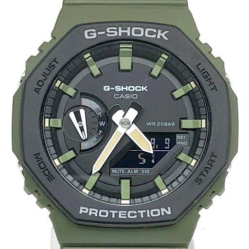 G-SHOCK ジーショック CASIO カシオ 腕時計 GA-2110SU-3A Utility Color ユーティリティカラー 二重成形構造ベゼル オクタゴンケース カシオーク ダブルLEDライト ブラック×カーキグリーン アナデジ 2020年2月発売 三国ケ丘店 ITEESB3YY0YG 【中古】 G-SHOCK ジーショック CASIO カシオ 腕時計 GA-2110SU-3A Utility Color ユーティリティカラー 二重成形構造ベゼル オクタゴンケース カシオーク ダブルLEDライト ブラック×カーキグリーン アナデジ 2020年2月発売 三国ケ丘店 ITEESB3YY0YG 【中古】