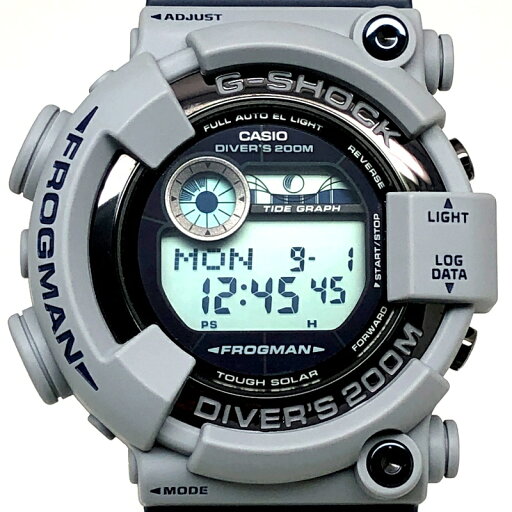 G-SHOCK(ジーショック) CASIO カシオ 腕時計 GF-8250ER-2 FROGMAN Men in Military Colors フロッグマン メンインミリタリーカラーズ 初代復刻カラー グレー×ネイビー イカリEL 2012年4月発売 三国ケ丘店 IT65B3546SGG 【中古】 G-SHOCK(ジーショック) CASIO カシオ 腕時計 GF-8250ER-2 FROGMAN Men in Military Colors フロッグマン メンインミリタリーカラーズ 初代復刻カラー グレー×ネイビー イカリEL 2012年4月発売 三国ケ丘店 IT65B3546SGG 【中古】