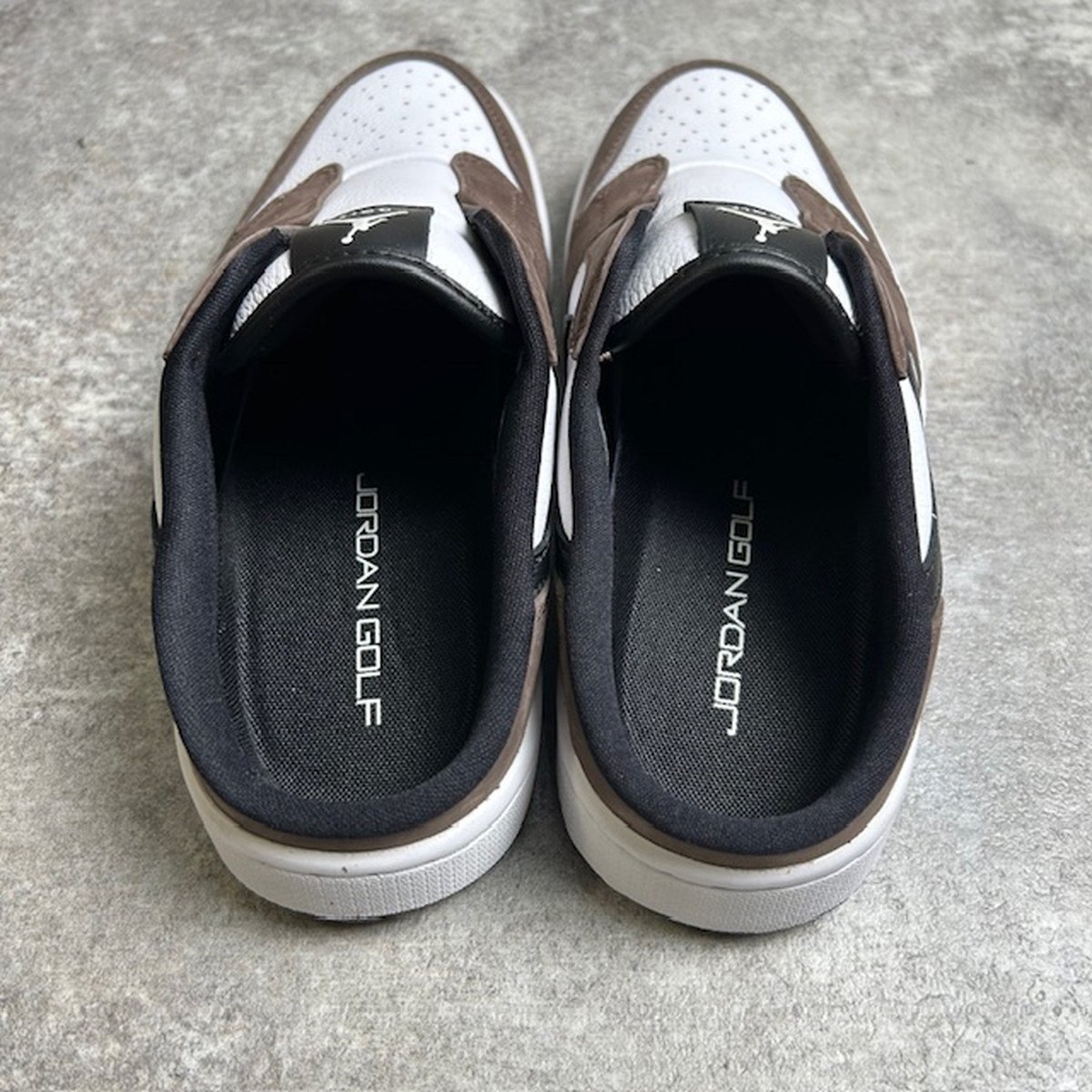 NIKE ナイキ GOLF AIR JORDAN エアジョーダン MULE 26.5cm FJ1214-200 サンダル スニーカー ブラウン ホワイト 貝塚店 ITFAMBLQSJZ4 【中古】 RK113TJ