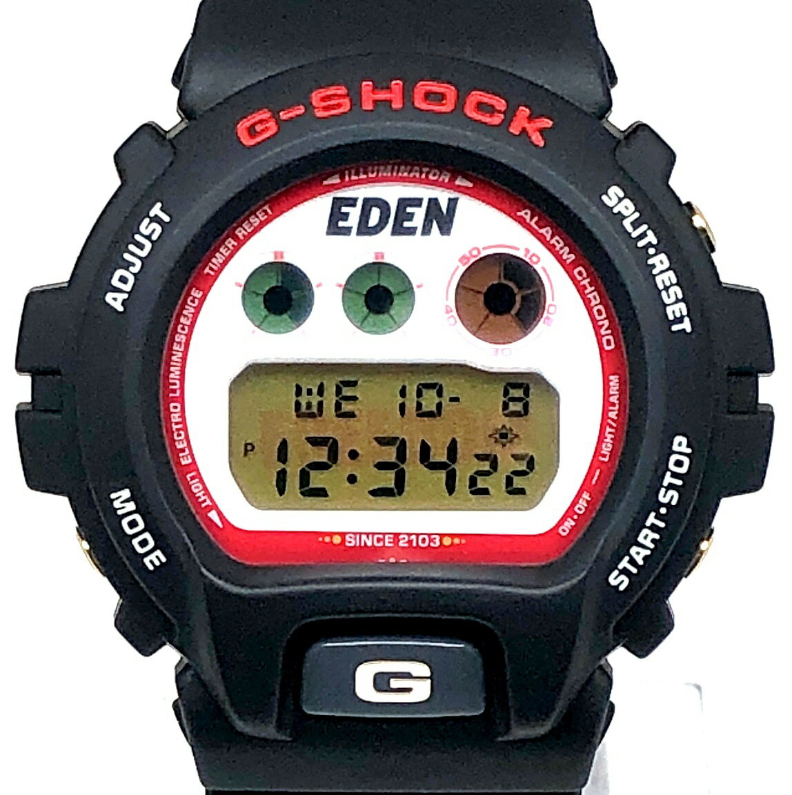 G-SHOCK ジーショック CASIO カシオ 腕時計 DW-6900 FREEDOM PROJECT EDEN MODEL 日清食品 カップヌードル 35周年 フリーダムプロジェクト 限定1000本 コラボレーションモデル AKIRA アキラ 大友克洋 エデン 2006年11月発売 三国ケ丘店 ITHVWF4S3081 【中古】