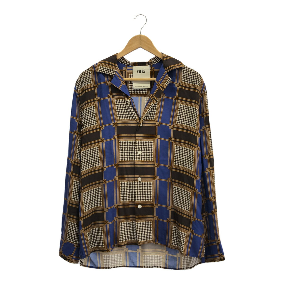 OAS オーエーエス サイズS 24AW Monaco Viscose Long Slee 7019-03 定価25,300円 モナコ ビスコース ロ..