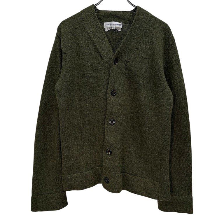 COMME des GARCONS SHIRT 5Bリブウールニットカーディガン セーター Archive 90s トップス コムデギャ..
